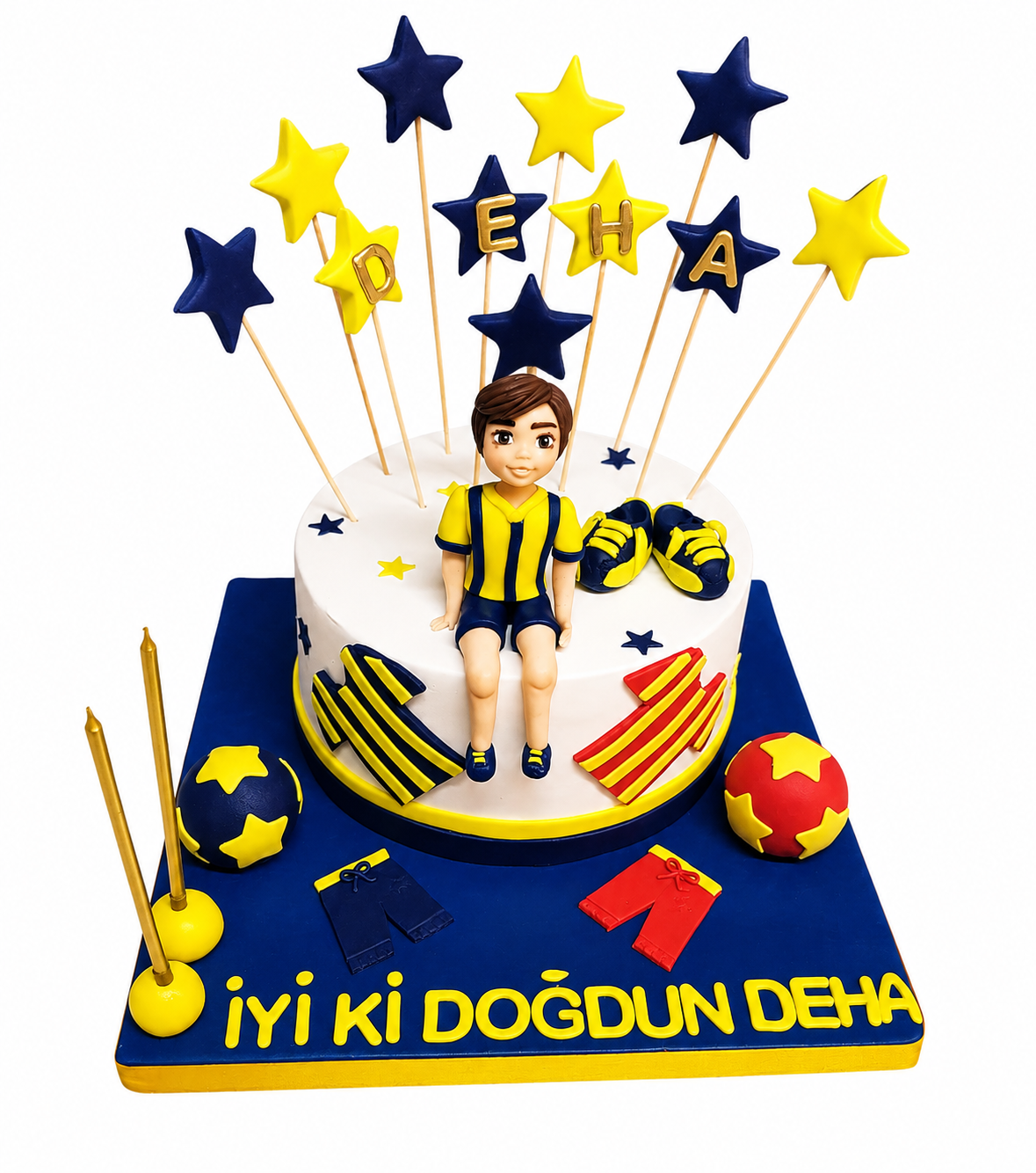 Figürlü Fenerbahçe Butik Pasta