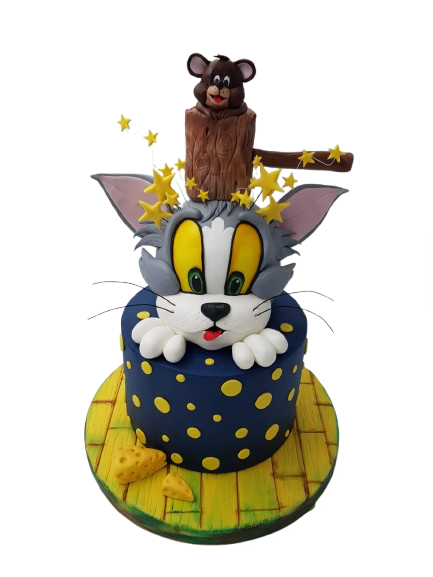 Tom ve Jerry Doğum Günü Pasta