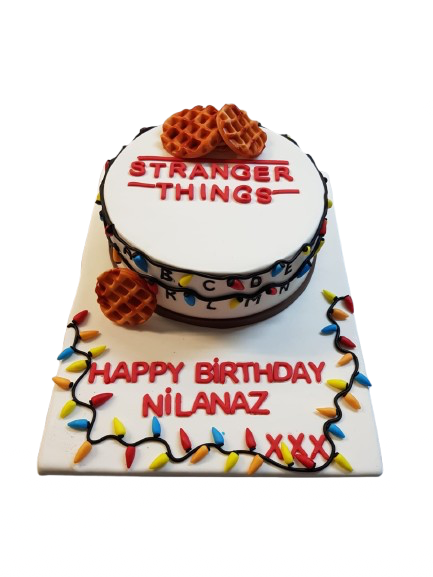 Stranger Things Temalı Butik Pasta